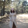 Jade Linen Kimono Bohemian Style Robe Dress Long
